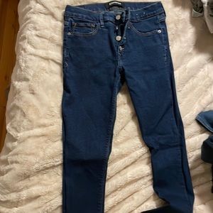 Express mid rise legging jeans